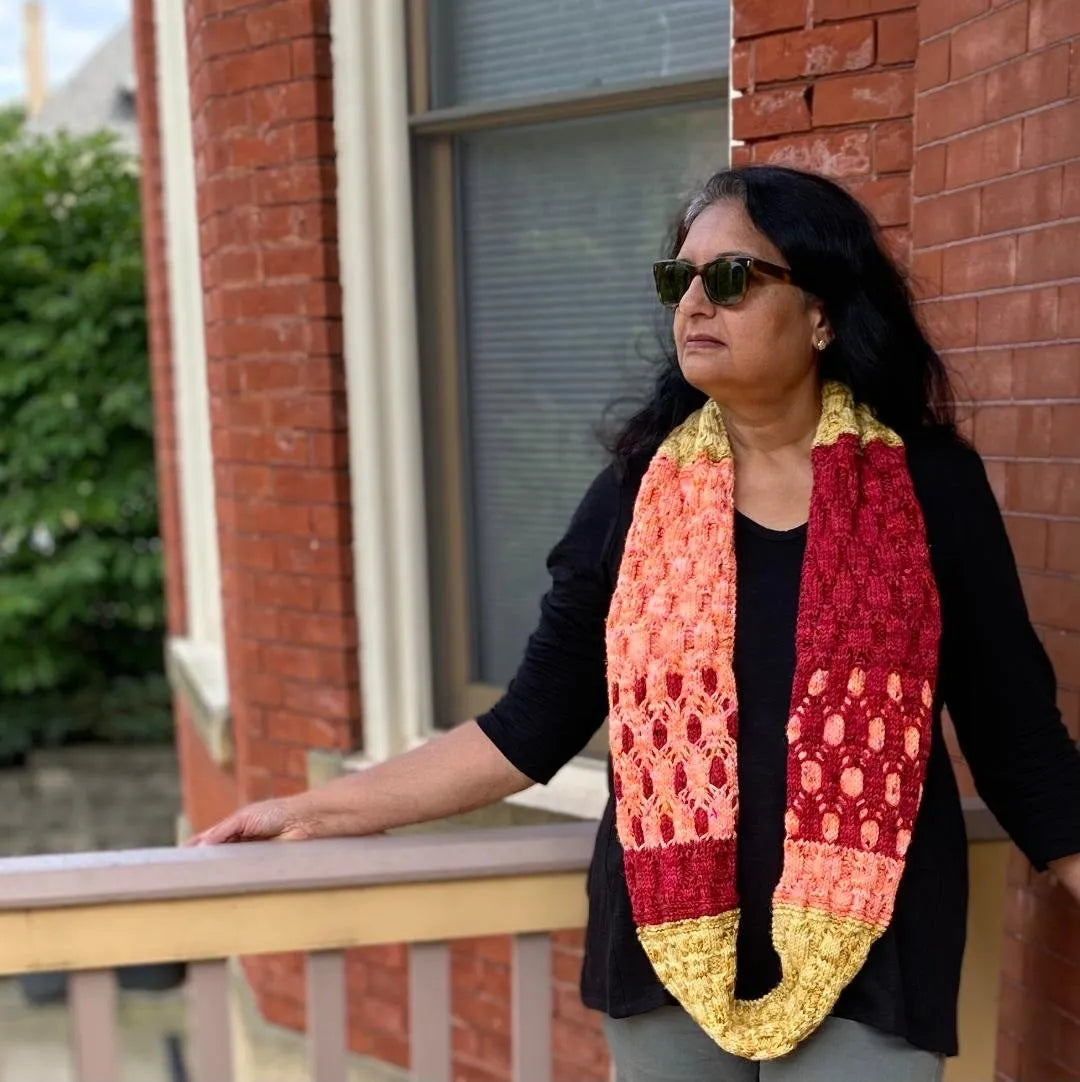 Sunburst Cowl Knit Pattern