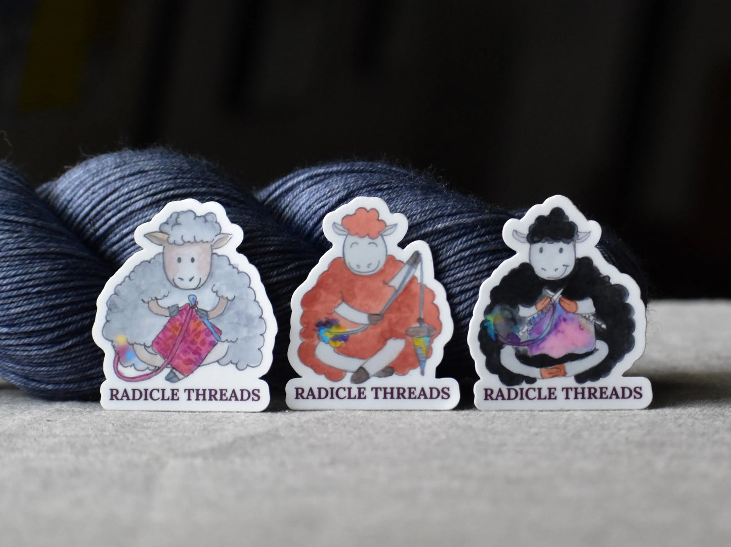 Fiber Animal Stickers